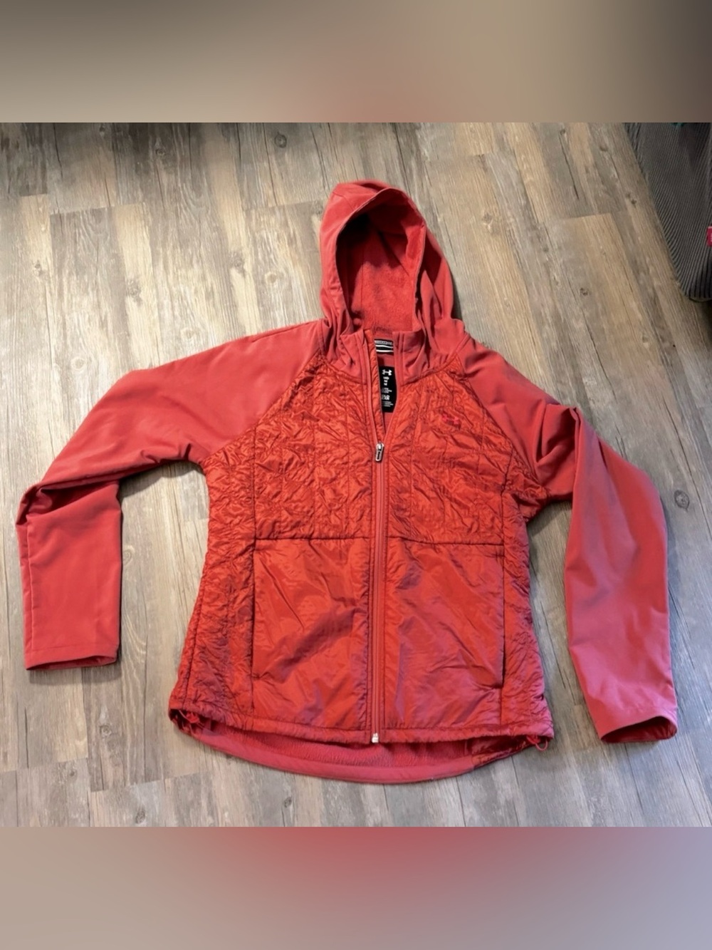 Under Armour Women's ColdGear Reactor Performance 3G Hybrid Hooded Jacket